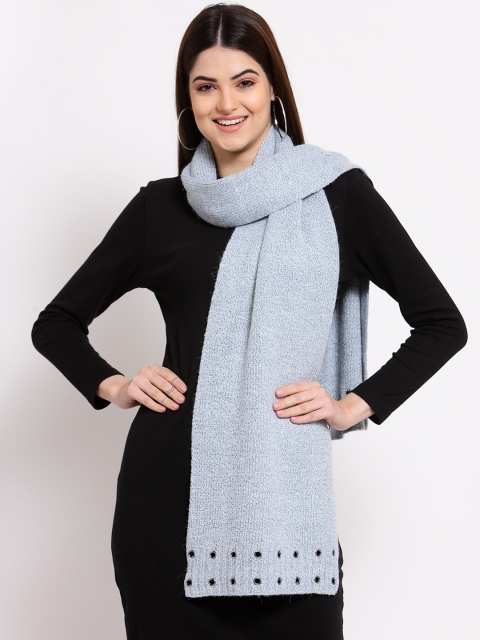 

Calvadoss Women Blue Solid Woollen Muffler