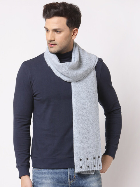 

Calvadoss Men Blue Solid Woollen Muffler