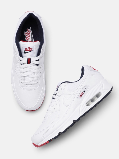 

Nike Women White Air Max 90 Sneakers