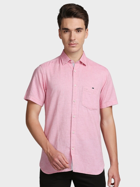 

ColorPlus Men Red & Pink Tailored Fit Opaque Casual Shirt