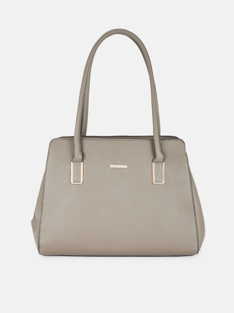 

Forever Glam by Pantaloons Grey Structured Shoulder Bag