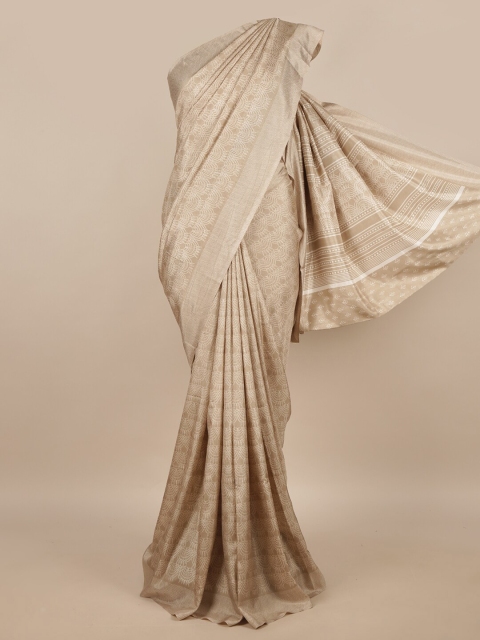 

Pothys Grey & White Woven Design Saree