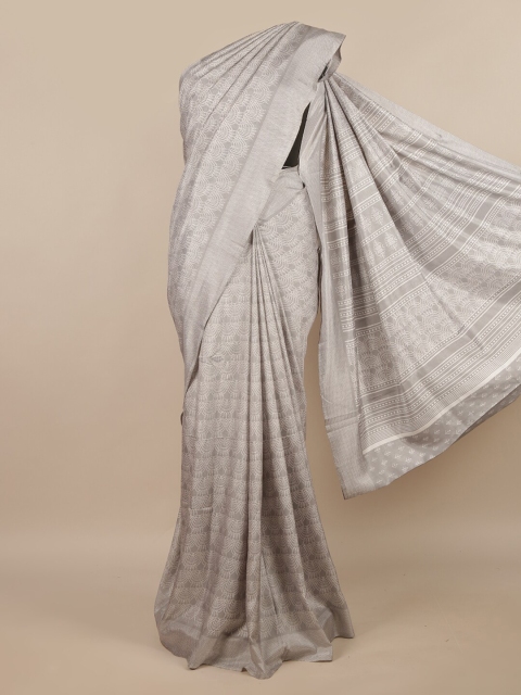 

Pothys Grey Woven Design Saree