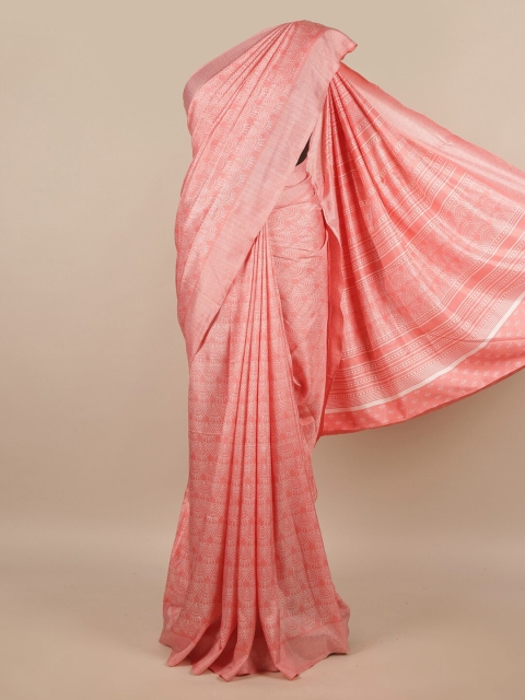 

Pothys Pink & White Saree