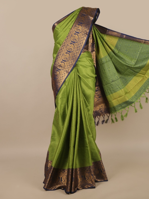 

Pothys Green Woven Design Zari Saree
