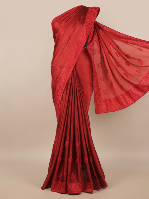 

Pothys Maroon Floral Saree