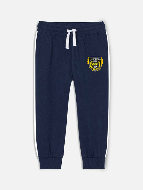 

Trampoline Kids Blue Solid Pure Cotton Joggers