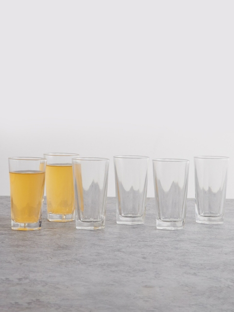 

Home Centre Set of 6 Transparent Juice Glasses