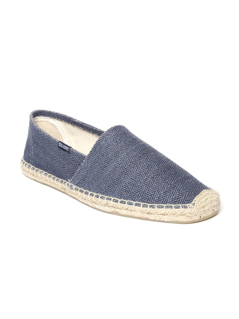 

Soludos Men Blue Patterned Espadrilles