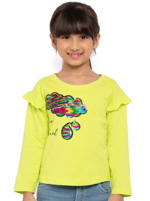 

UNDER FOURTEEN ONLY Green Regular Top