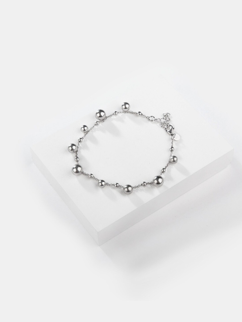 

SHAYA Women Silver-Toned 925 Silver Wraparound Bracelet