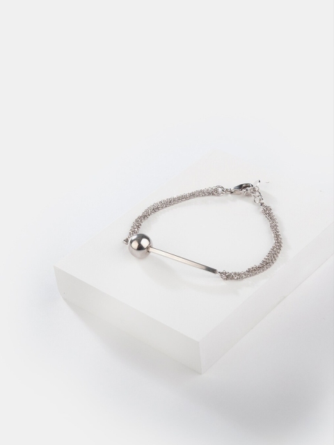 

SHAYA Women Silver-Toned 925 Silver Silver-Plated Link Bracelet