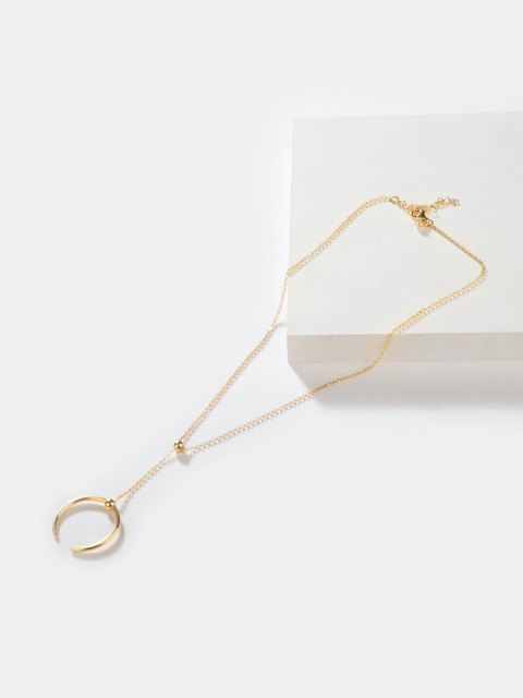

SHAYA 925 Sterling Silver Gold-Plated Beautiful People Necklace