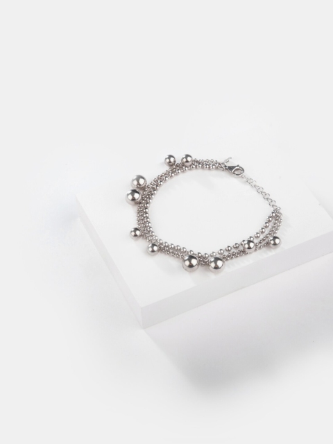 

SHAYA Women Silver-Toned 925 Silver Silver-Plated Link Bracelet