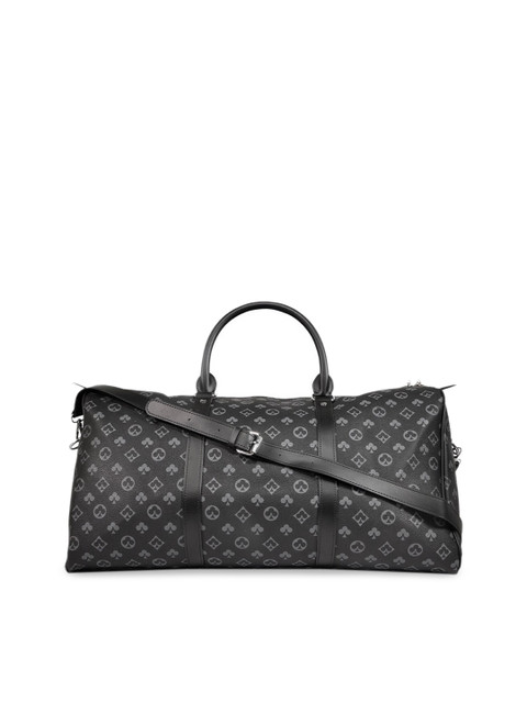 

ELOPPE Unisex Black Printed Large Duffle bag