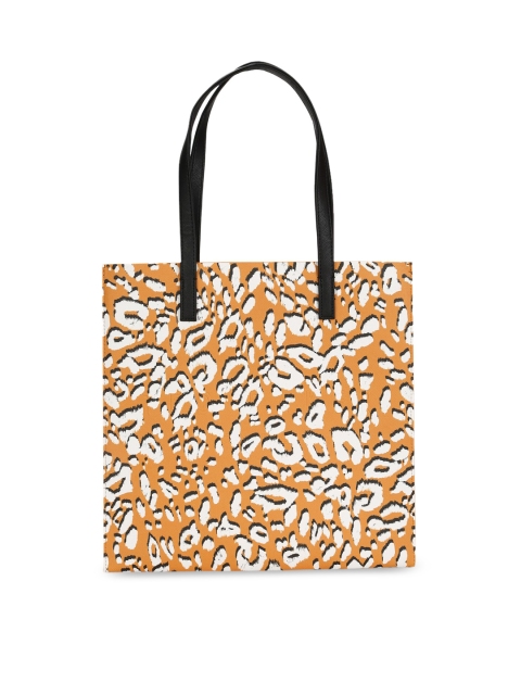 

Ted Baker Women Yellow Printed Structured Tote Bag
