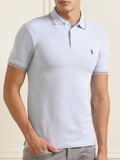 

Polo Ralph Lauren Men Blue Polo Collar T-shirt