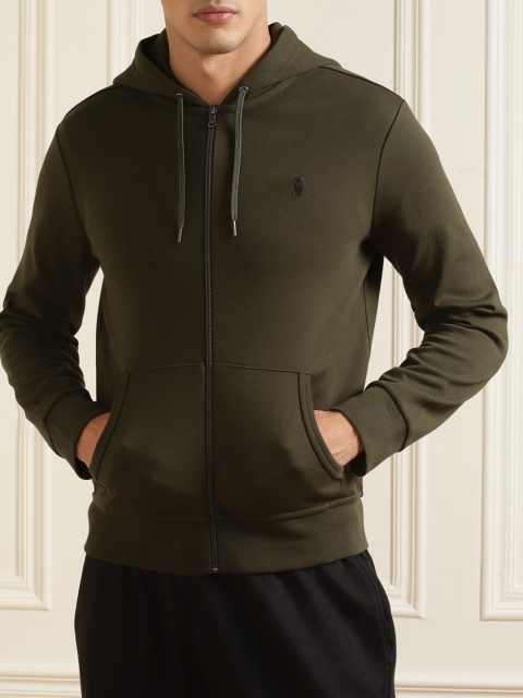 

Polo Ralph Lauren Men Green Hooded Sweatshirt