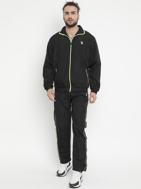 

V2 Value & Variety Men Black Solid Track Suit