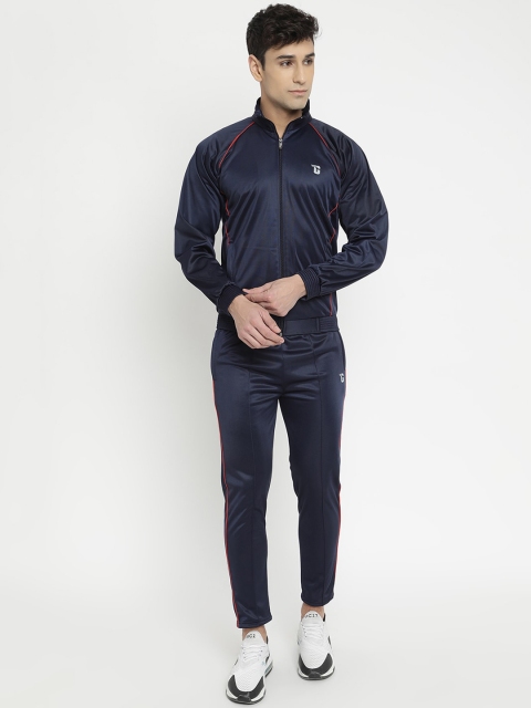 

V2 Value & Variety Men Navy Blue Solid Tracksuit