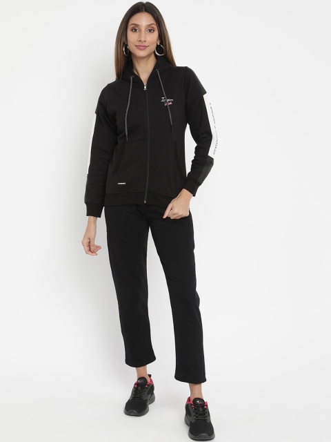 

V2 Value & Variety Women Black Solid Tracksuit