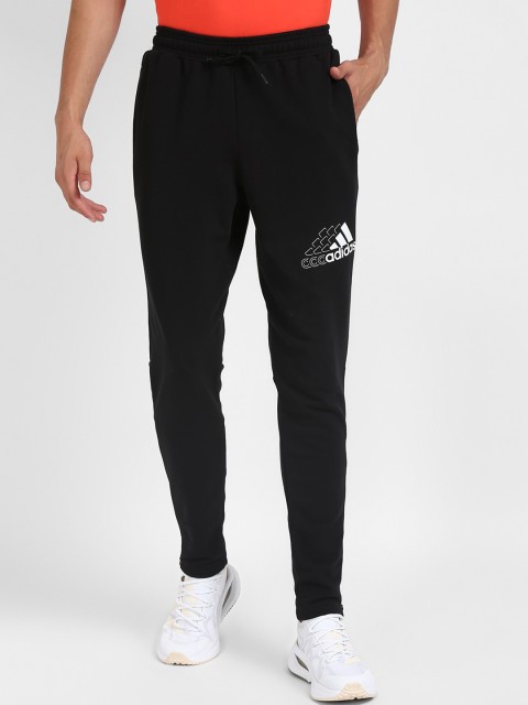 

ADIDAS Men Black Solid Track Pants