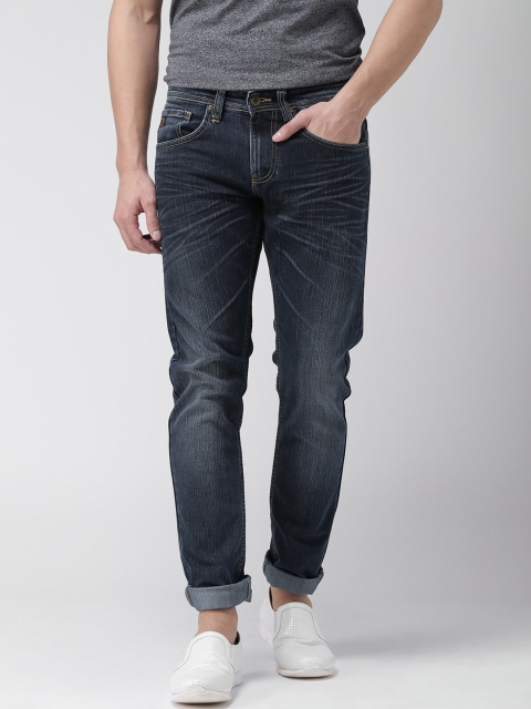 Celio Men Navy Blue Slim Fit Stretchable Jeans available at myntra for Rs.1679