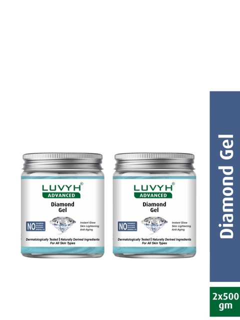 

LUVYH Unisex Diamond Face Gel-Pack Of 2X500Gm, Blue