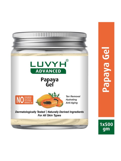 

LUVYH Papaya Face Gel - 500g, Orange
