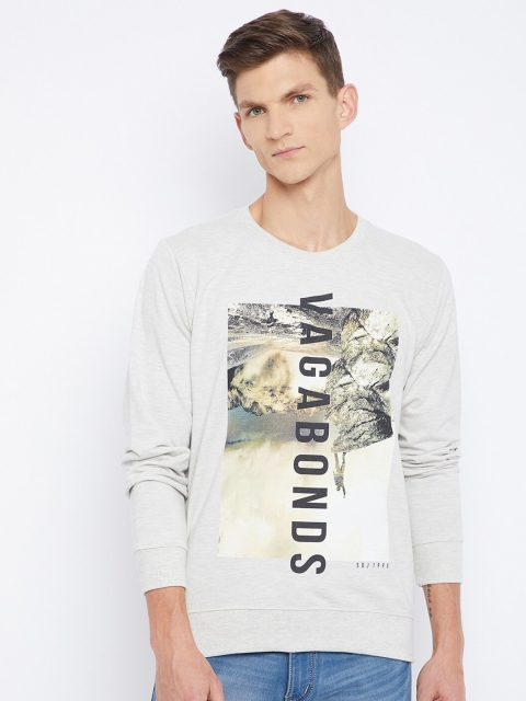 

Duke Men Grey Printed Sweatshirt