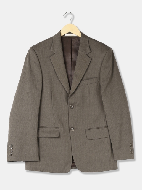 

Arrow Men Brown Solid Two-Piece Suit