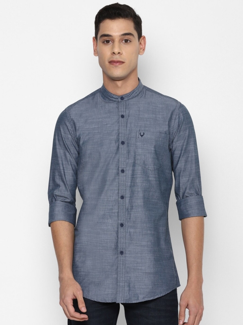 

Allen Solly Sport Men Navy Blue Opaque Casual Shirt