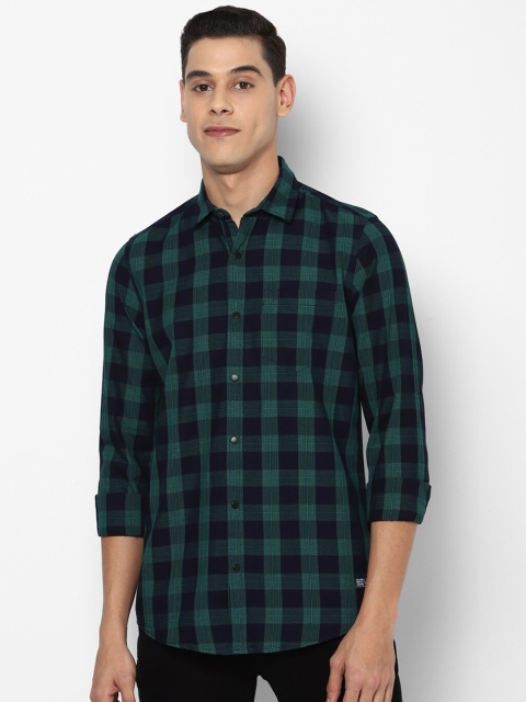 

Allen Solly Sport Men Green Buffalo Checked Casual Shirt