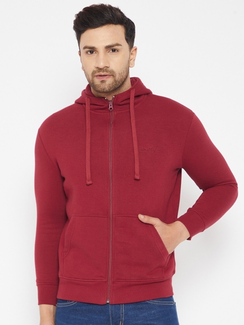 

HARBORNBAY Men Maroon Sweatshirt