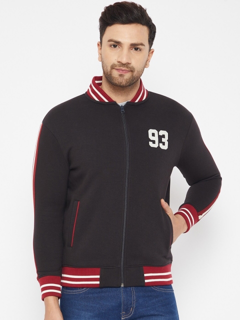 

HARBORNBAY Men Black Fleece Sweatshirt