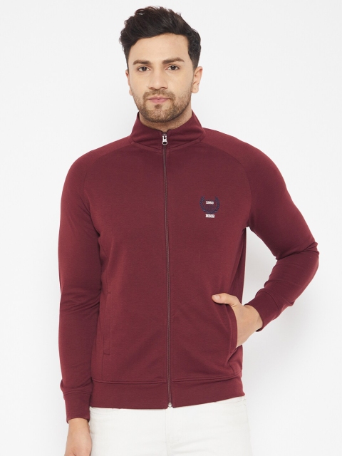 

HARBORNBAY Men Maroon Sweatshirt