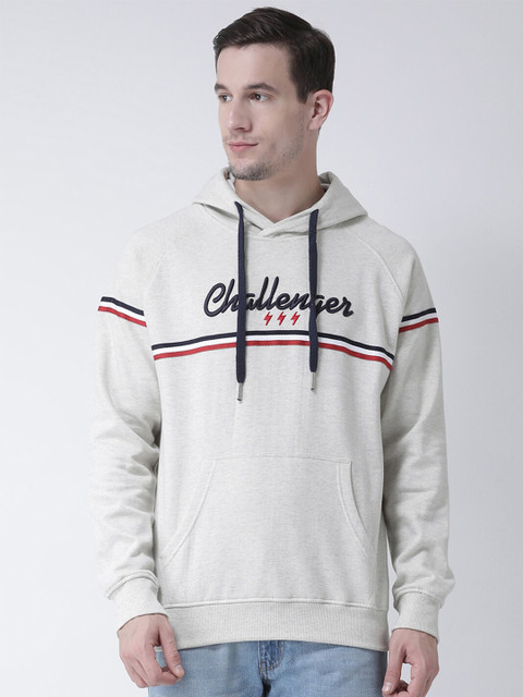 

Club York Men Off White Printed Sweatshirt