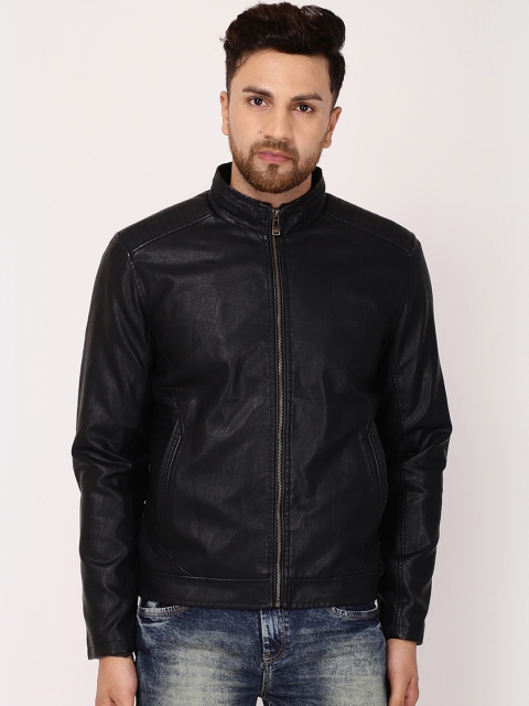 

Blackberrys Men Black Biker Jacket