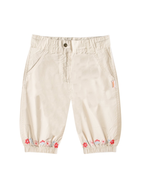 

milou Girls Beige Regular Shorts