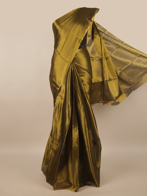 

Pothys Green Solid Saree