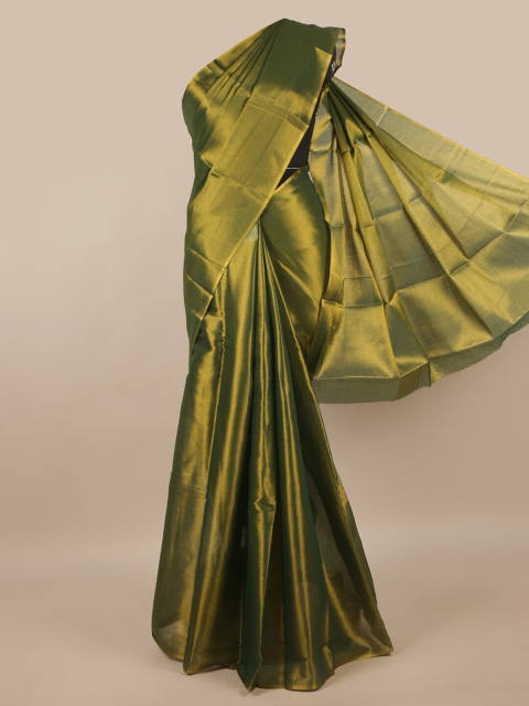 

Pothys Green Cotton Blend Saree