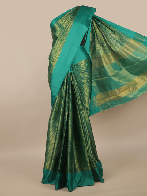 

Pothys Green Woven Design Saree