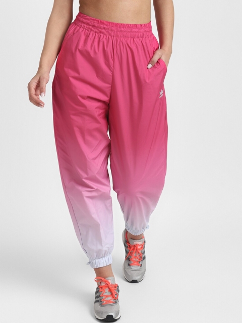 

ADIDAS Originals Women Pink & White Ombre Printed Joggers