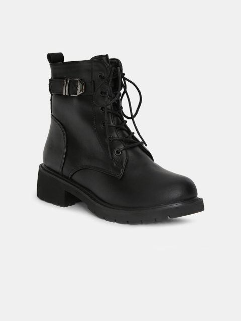 

20Dresses Black High-Top Block Heeled Boots
