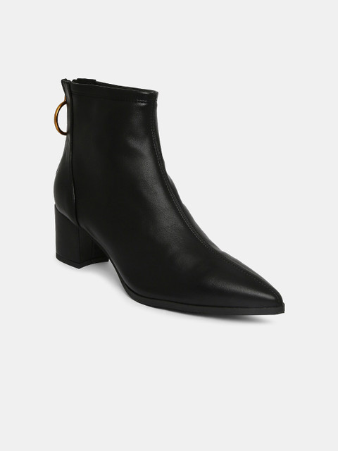 

20Dresses Black High-Top Block Heeled Boots