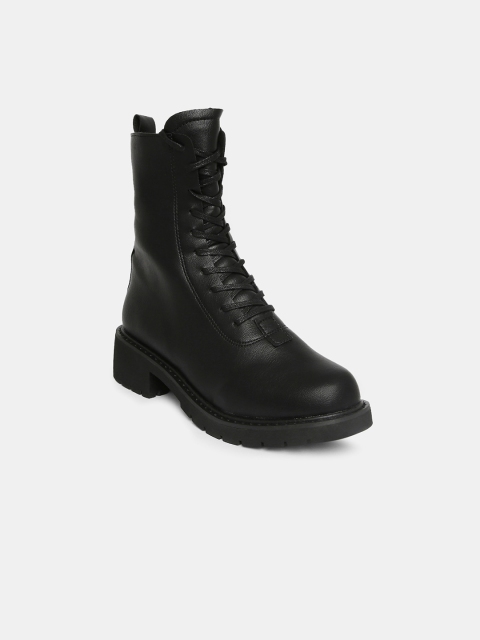 

20Dresses Black High-Top Block Heeled Boots