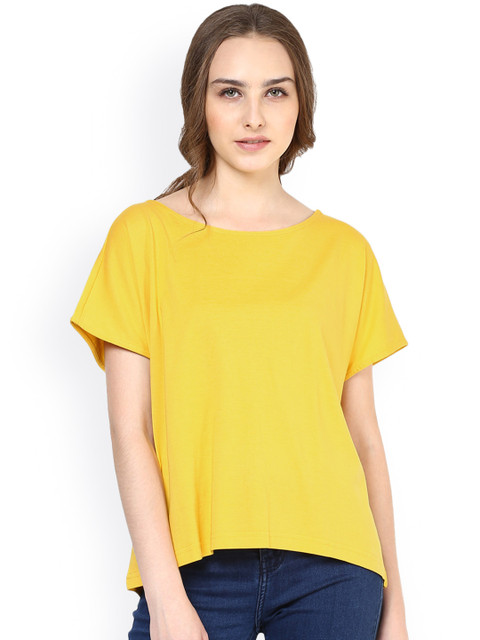 

Harpa Women Yellow Solid Top