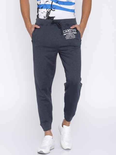 

American Crew Men Navy Joggers, Navy blue