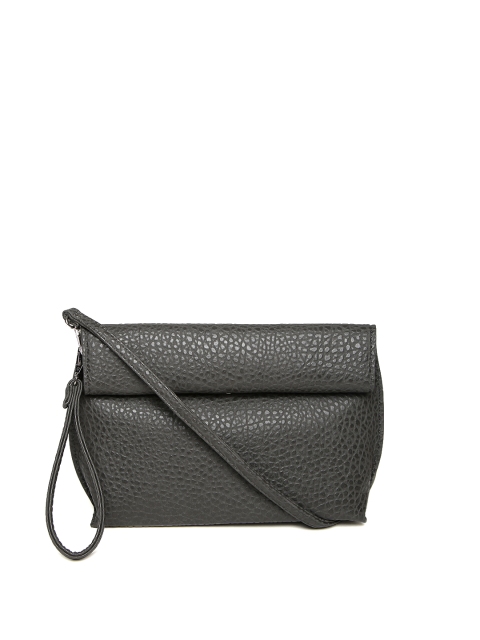 

Mast & Harbour Charcoal Grey Textured Foldable Sling Bag