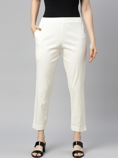 

GOLDSTROMS Women Off White Trousers